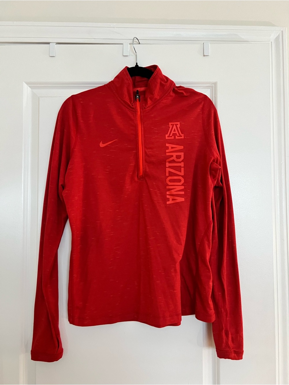 Nike Red University of Arizona Quarter-Zip Pullover